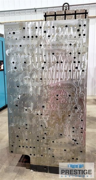 74.625&quot; x 39.375&quot; T-Slotted Angle Plates w/ Surface Fixture Plates, Qty. 2