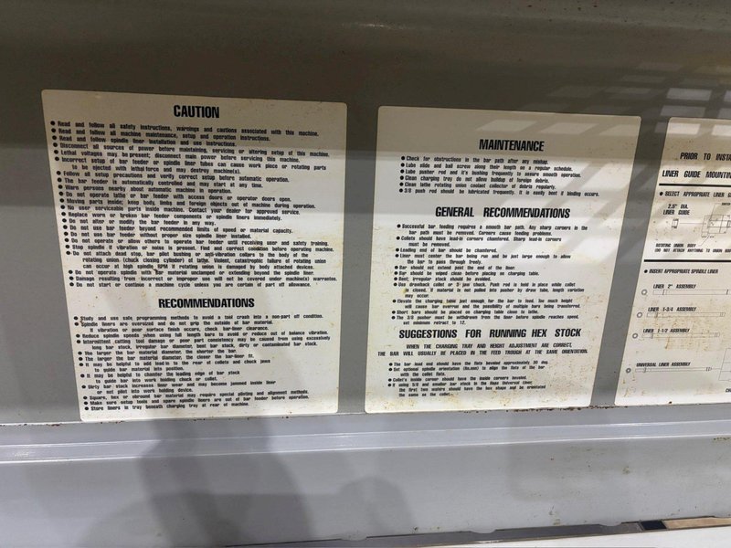 HAAS SERVO BAR 300 AUTOMATIC BAR FEEDER: YOBRO #24481