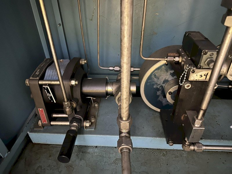 40,000 PSI ACL TECHNOLOGIES (AEROSPACE) MODEL #9882-0034 PRESSURE &amp; FLOW TEST BENCH MACHINE: STOCK #19827