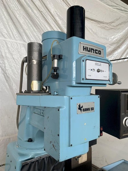 7.5 HP HURCO HAWK 5D CNC VERTICAL MILL. STOCK # 0361924.