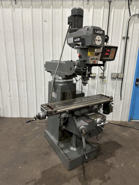 2 HP LAGUN RAM TYPE VERTICAL MILL: STOCK #77614