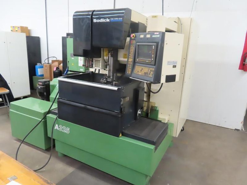 Sodick A325 CNC Wire EDM with Mark 25 CNC Control, Auto Wire Threading, Submersible, Dielectric Filtration System and MORE- Auction Item