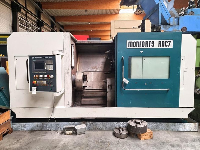 Monforts - RNC 7 Ø 720 x 1500 mm CNC - HARD TURNING MACHINE