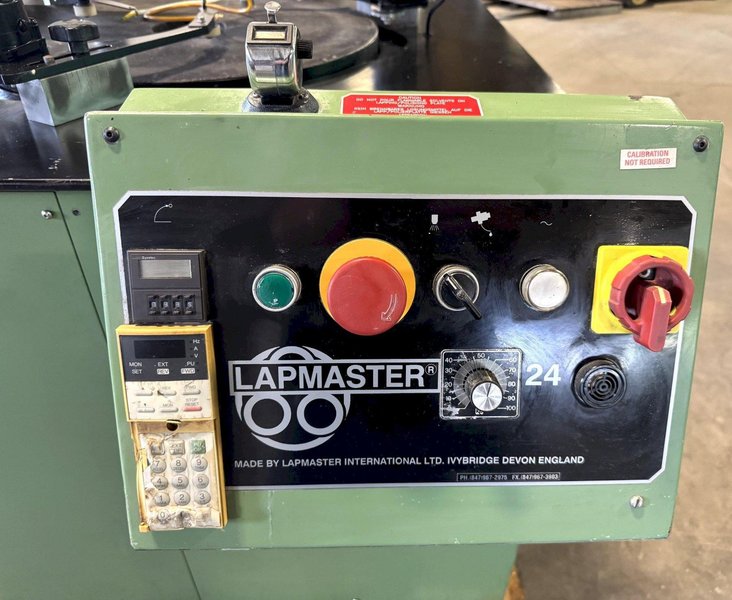 24" Lapmaster Lapping Machine No. 24, (3) Rings, Open Face