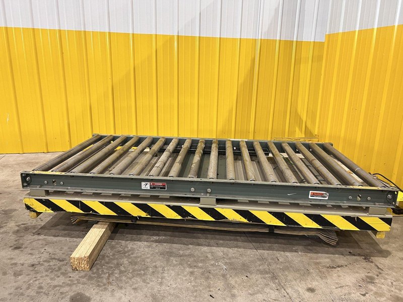 4,000 LB X 72" X 36" SOUTHWORTH MODEL #LS4-36 HYDRALUIC LIFT TABLE WITH ROLLER TOP: STOCK #20909