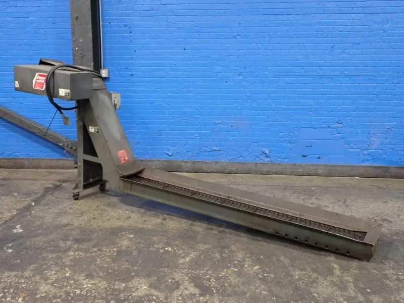 JORGENSEN CONVEYORS INC. 125" X 9" CHIP CONVEYOR