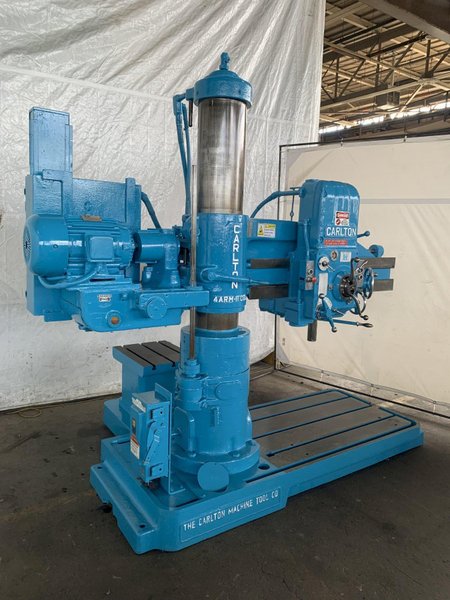 4&#039; X 11&quot;  CARLTON NATCO 1A RADIAL ARM DRILL. STOCK # 0893624