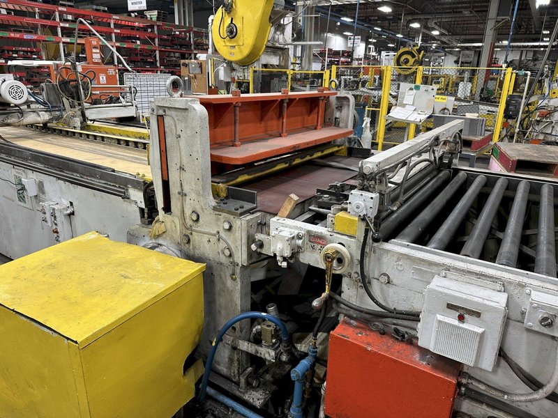 48" X 14 GA STRILICH, ROWE &amp; HERR-VOSS CUT TO LENGTH CTL LINE: STOCK #22752