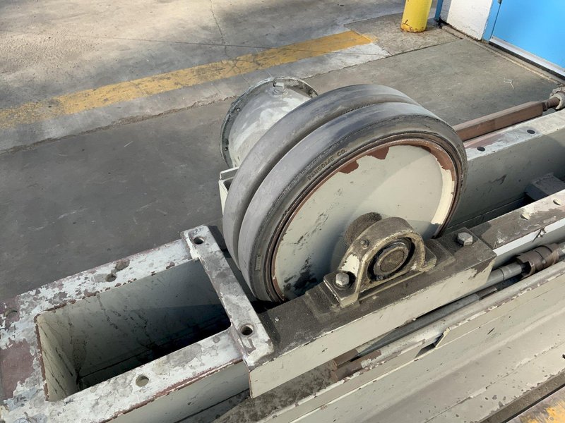 10 TON RANSOME TANK ROLL SET ON ADJUSTABLE TRACK: STOCK #81221