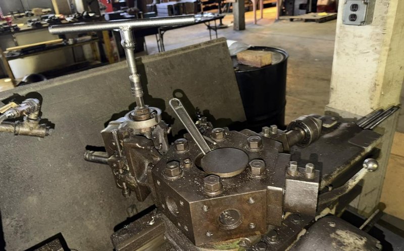 WARNER &amp; SWASEY 4A 6-POST TURRET LATHE WITH TOOLING. STOCK # 0545726
