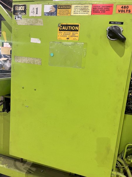 40 TON GLUCO MODEL #HVS40 HORIZONTAL INJECTION MOLDING MACHINE: STOCK #20108