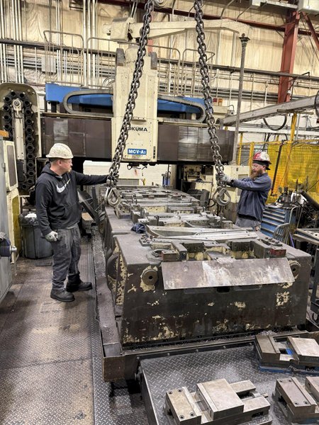 59" X 122" OKUMA MCV-A II CNC BRIDGE MILL. STOCK # 0326626