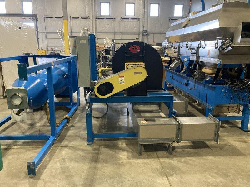 Witte Company Stainless Steel Vibrating Fluid Bed Dryer / Cooler System with Blowers, Heater &amp; Controls, 2024