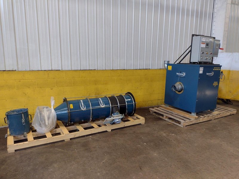15 HP DUSTCONTROL MODEL #DC-11 &amp; RAF-1600 DUST COLLECTOR SYSTEM: STOCK #17160