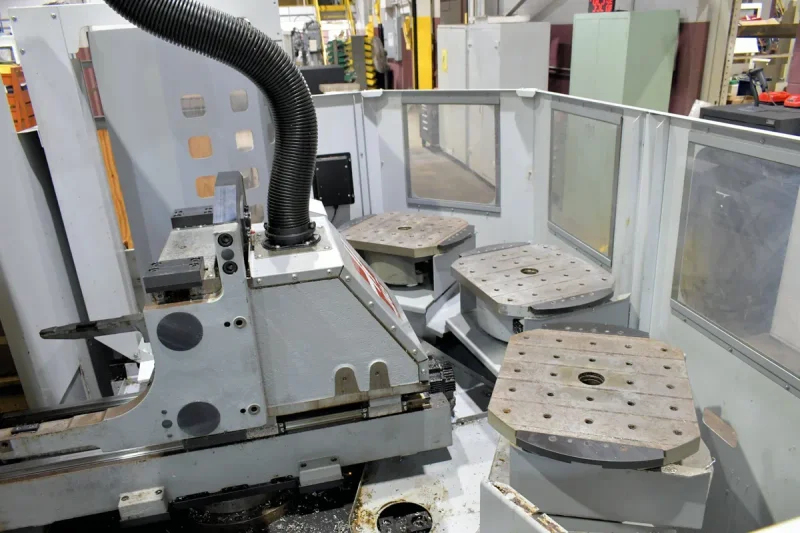 USED HAAS 20" X 20" HORIZONTAL CNC MACHINING CENTER WITH PALLET POOL MODEL EC-400PP