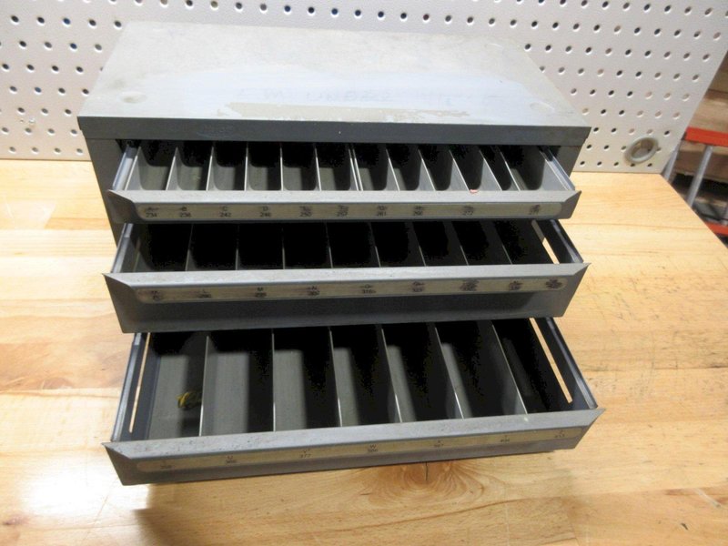 Huot Drill Index:  Letter 3 Drawer, Empty- Auction Item