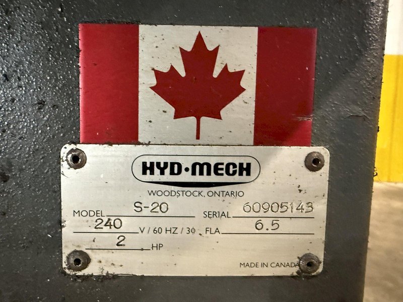 13" X 20" HYD-MECH MODEL #S20 SWIVEL MITRE HORIZONTAL BANDSAW: YOBRO #25184