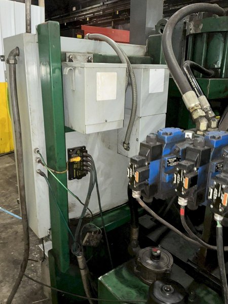 6" x 6" x 1/2" CONTROLLED AUTOMATION MODEL #ABL-74 AUTOMATIC ANGLE PUNCH &amp; SHEAR LINE: STOCK #24935