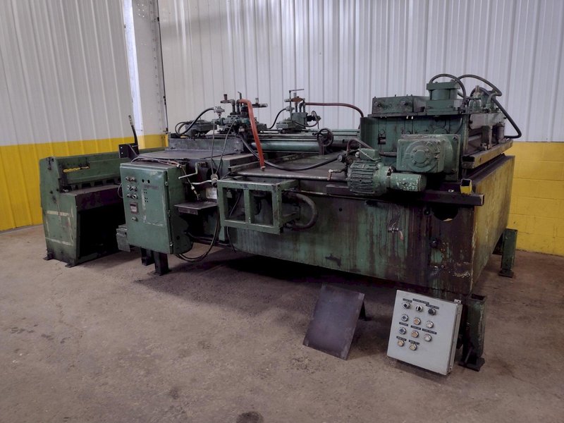 54" X 10 GAUGE DALLAS AIR FEED WITH EDWARDS SHEAR CUT TO LENGTH LINE: STOCK 15968