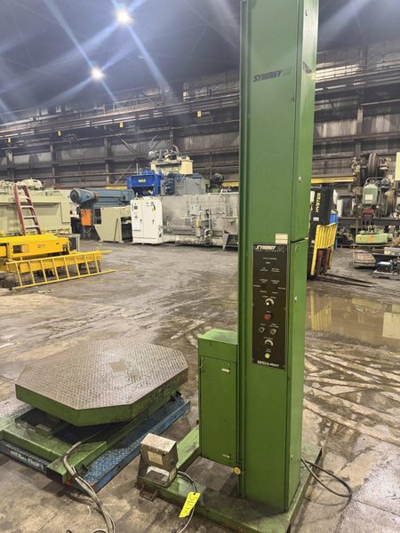 SYNERGY MODEL 1.5 SEMI-AUTO STRETCH PALLET WRAPPER  WITH WEIGHT-TRONIX SCALE: YOBRO #24715