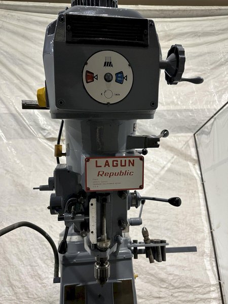 3 HP LAGUN REPUBLIC FTV-1 VERTICAL MILL. STOCK #0743022