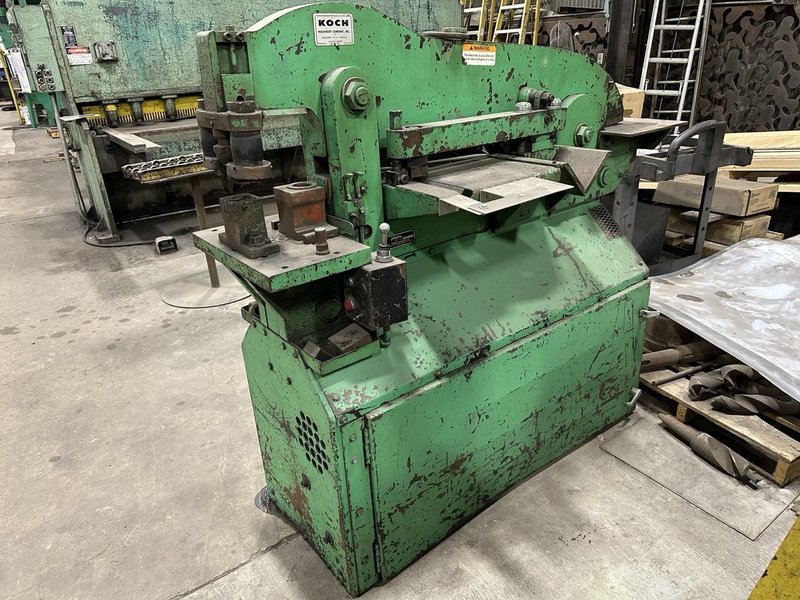 50 Ton Piranha P3-50 Hydraulic Ironworker, 1998 – Tooling