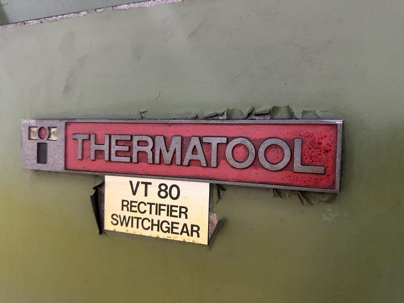 80 KW THERMATOOL MODEL #VT80 HIGH FREQUENCY WELDER: STOCK #21211