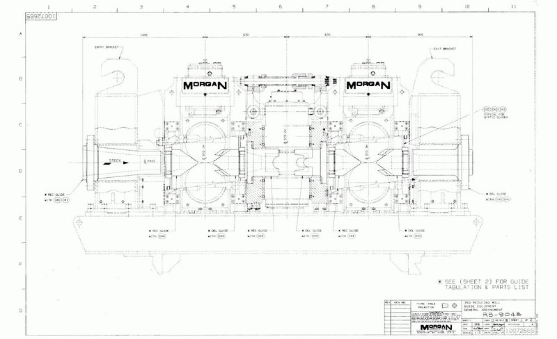 13.77&#039; (350 MM) DIA MORGAN TEKISUN SIZING STAND  STOCK 53147