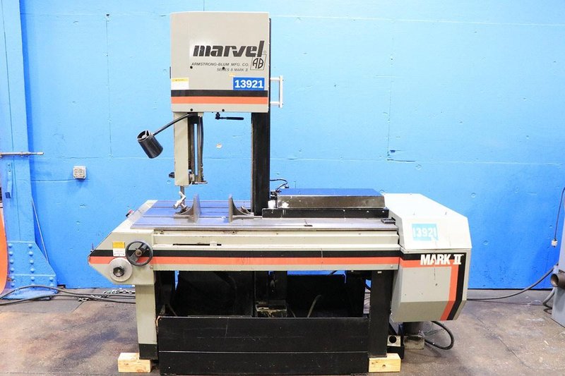 18&quot; X 22&quot; MARVEL Tilt Frame Vertical Bandsaw, Model Series 8 Mark II