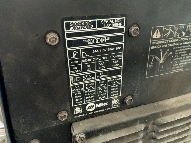 MILLER PLASMA CUTTING SYSTEM  -  SPECTRUM 2050
