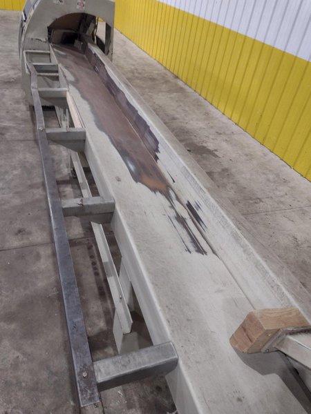 6" HIGH X 14" WIDE DIMTER  OPTICUT MODEL #S75 CROSS-CUT AUTOMATIC WOOD SAW, NEW 2003: STOCK #22923