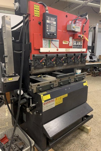AMADA Model RG-3512 LD Upacting Hydraulic Press Brake, New 2006.