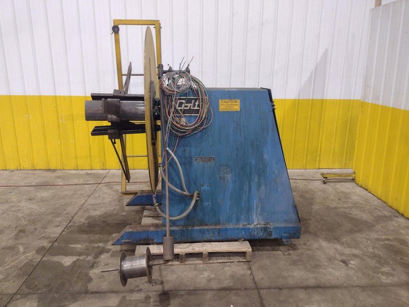 6,000 X 12" COLT MODEL #CR-60-12 MOTORIZED COIL REEL UNCOILER : YOBRO #24603