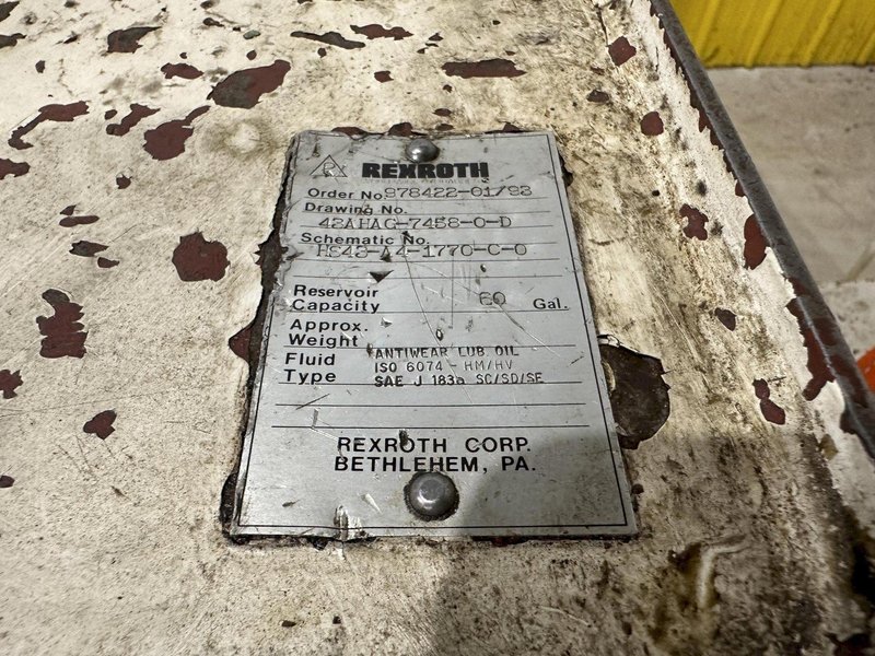 25 TON EITEL MODEL ASP-25 SERVO DRIVEN AUTOMATIC BAR &amp; ROD PRECISION STRAIGHTENING PRESS: YOBRO #21281