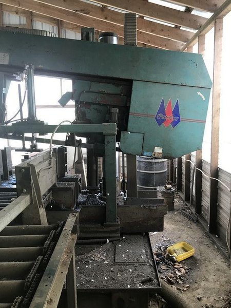 40" W X 20" H PEERLESS MODEL #SHB-4020S HORIZONTAL SEMI-AUTOMATIC BANDSAW: STOCK #20494