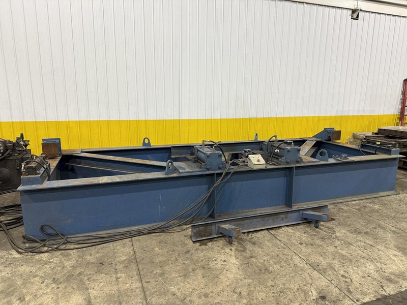 250 TON X 21' CAMBCO HYDRAULIC BEAM CAMBERING / BENDING MACHINE: YOBRO #24412