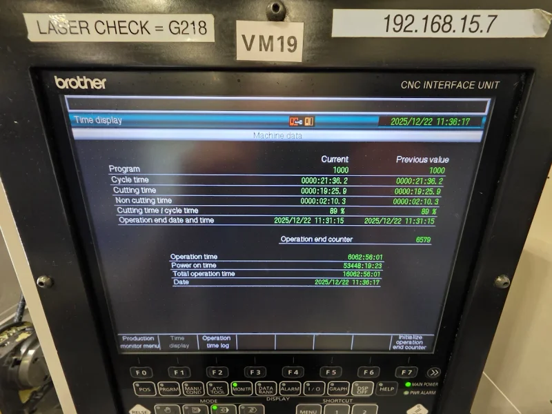2015 BROTHER SPEEDIO S500 Compact Machining Center with 4th axis