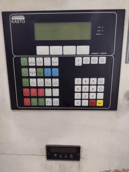 16" X 16" KASTO HBA-420 AUTOMATIC DUAL POST HORIZONTAL BANDSAW: STOCK #10616