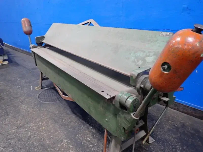 CHICAGO, DRIES &amp; KRUMP MFG. CO. 96" SHEET METAL BRAKE   -  L37
