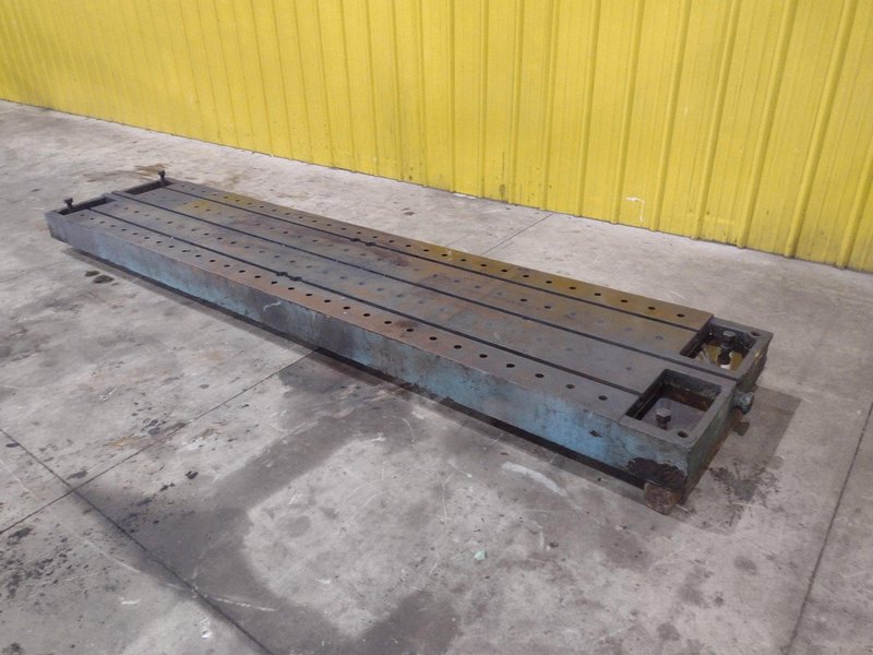 138&quot; X 30&quot; X 6.25&quot; T-SLOTTED LAYOUT PLATE / TABLE: STOCK #23626