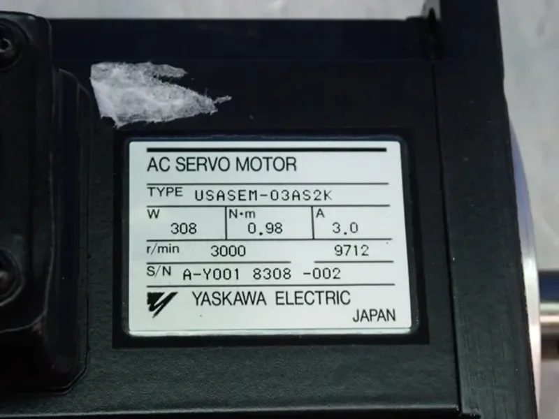 Yaskawa Electric  Ac Servo Motor  - Usasem-03as2k