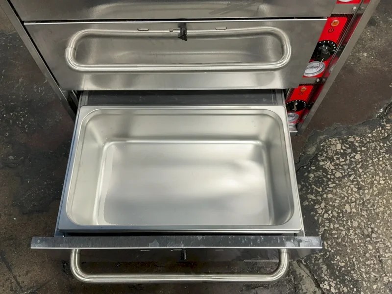 VULCAN THREE 21”X13”X6” DRAWERS COMMERCIAL FOOD WARMER  -  VW3S