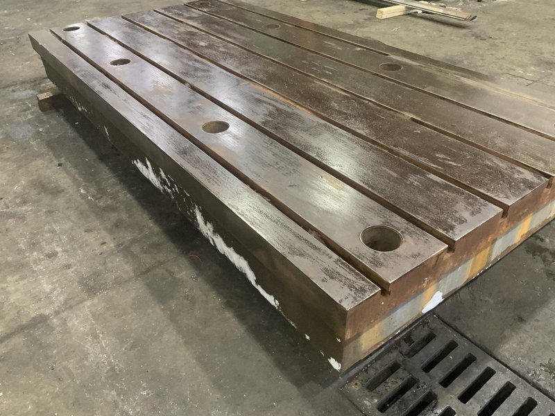 59" X 118" T-SLOTTED FLOOR PLATE: STOCK #80750