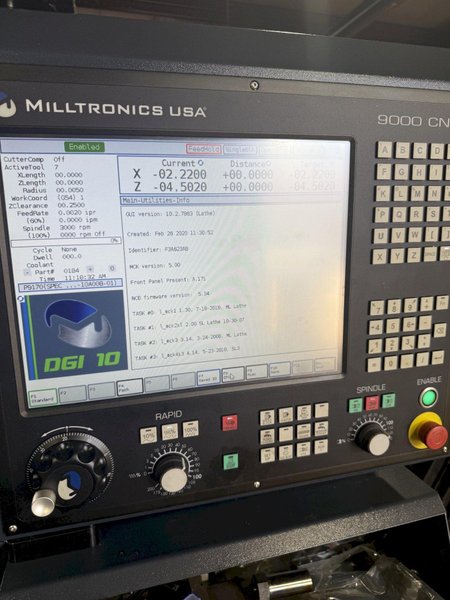 Milltronics Model SL6-II CNC Turning Center