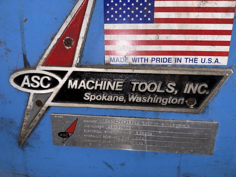 44&quot; ASC DUAL HEIGHT &quot;R&quot; &amp; &quot;AG&quot; PANEL ROLLFORMER LINE: STOCK# 4097