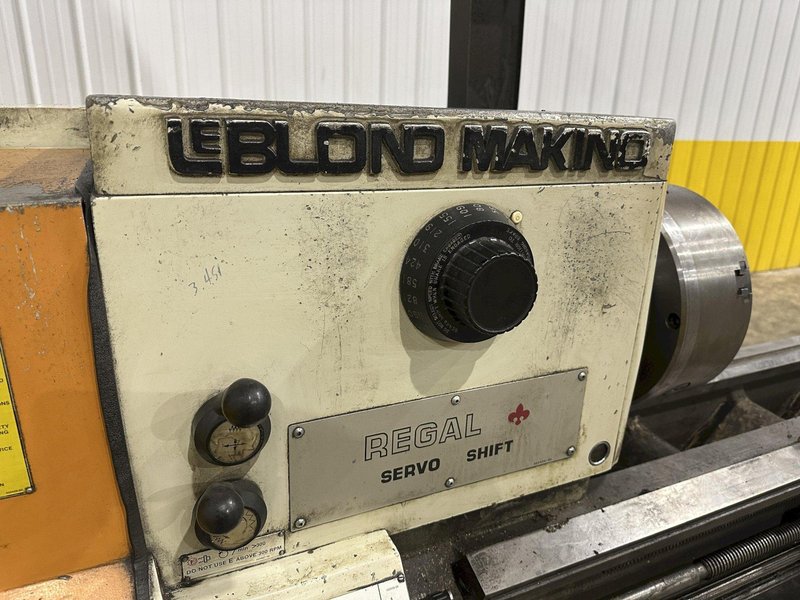 19" X 144" LEBLOND MAKINO MODEL #15E REGAL ENGINE LATHE W/ METRIC 3" HOLE: STOCK #22816