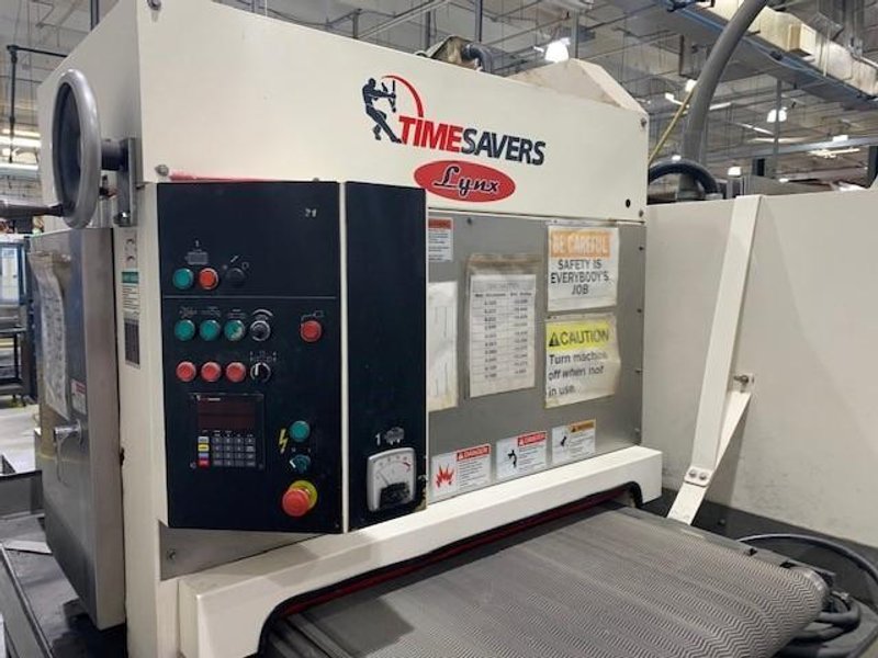 37" WIDE TIMESAVERS LYNX SERIES - "WET" SINGLE HEAD BELT GRINDER MODEL: LYNX 37MWT-D-60