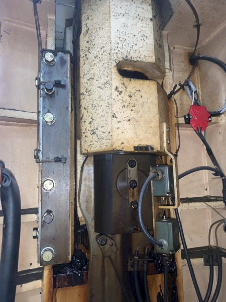 160 TON KOMATSU MAYPRESS MODEL #MKN-160 KNUCKLE JOINT FORGING PRESS: STOCK #13045