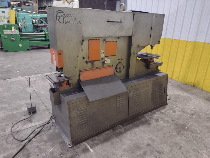 135 TON SPARTAN MODEL #IW135DX HYDRAULIC IRONWORKER: YOBRO #24716