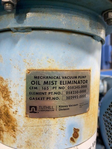 TUTHILL CORPORATION 7.5 HP VACUUM PUMP  -  KTC 112